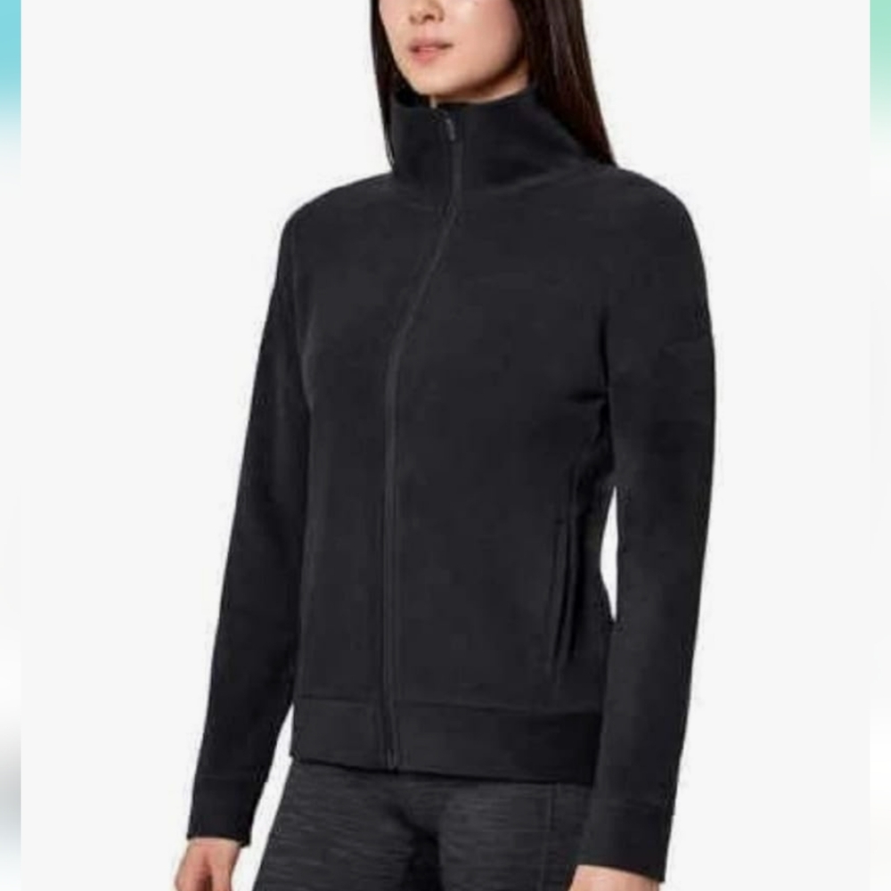 Mondetta Ladies' Cozy Full Zip Jacket size large color: black
